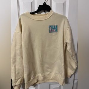 Pale yellow Billabong sweatshirt!